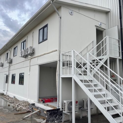 DANONE PREFABRİK OFİS-YEMEKHANE BİNASI PRAMO PREFABRİK7