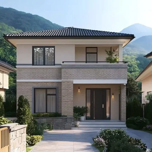 Bursa 140 m2 Çift Katlı Çelik Ev